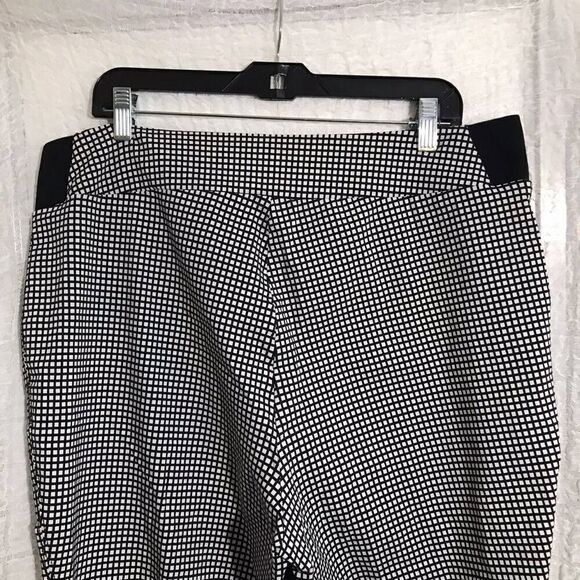 Investments Houndstooth Print Pull-Up Pants Size 18W - Picture 5 of 6